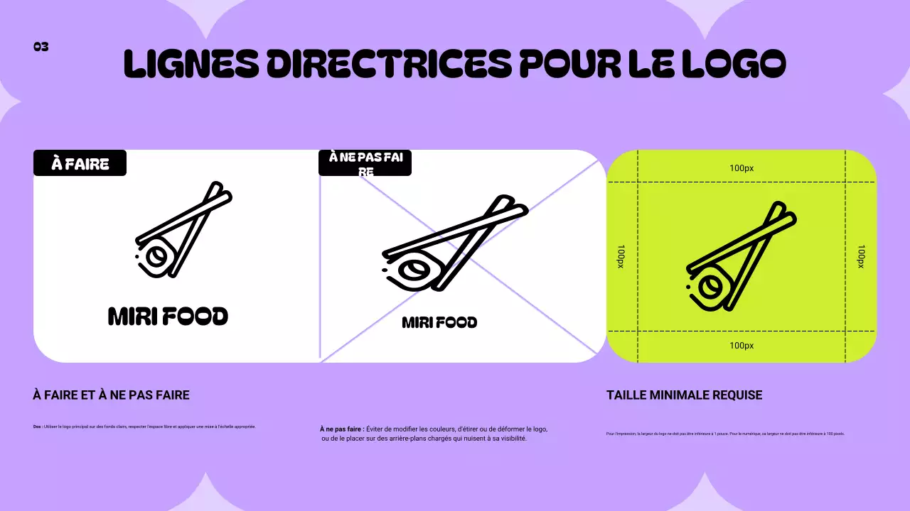 ligne directrice de la marque neon modern