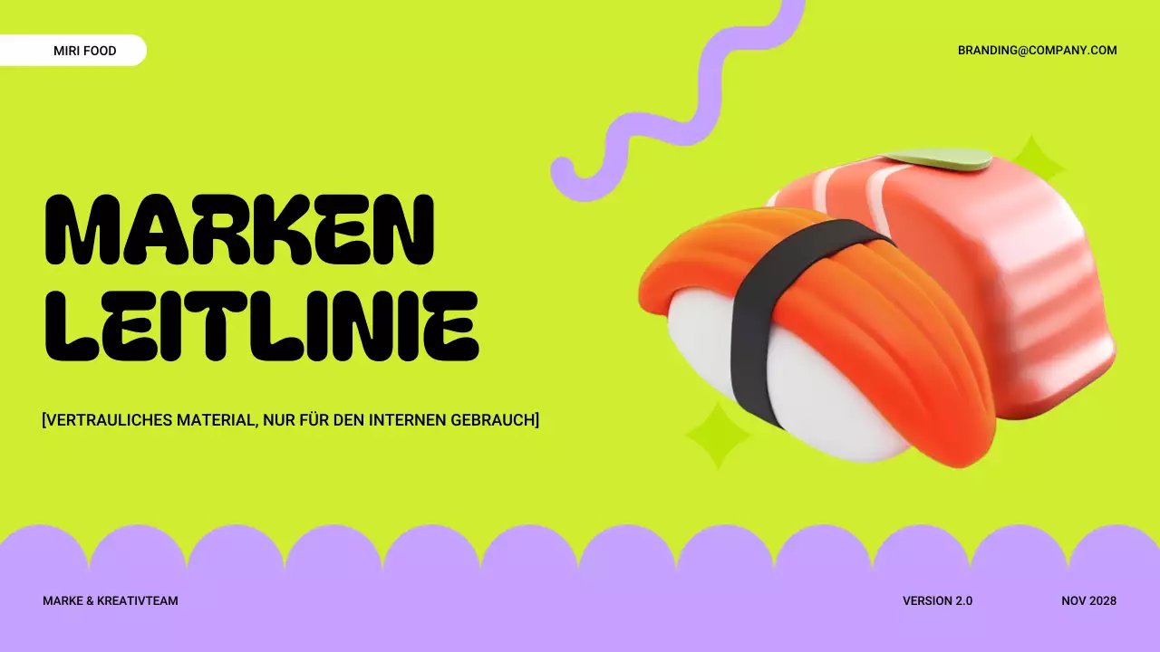 neon modern brand guideline