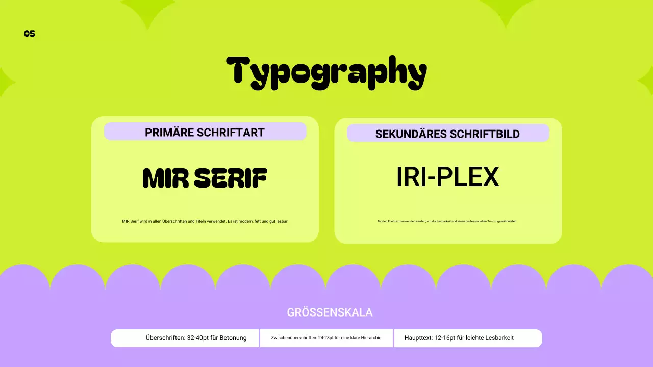 neon modern brand guideline
