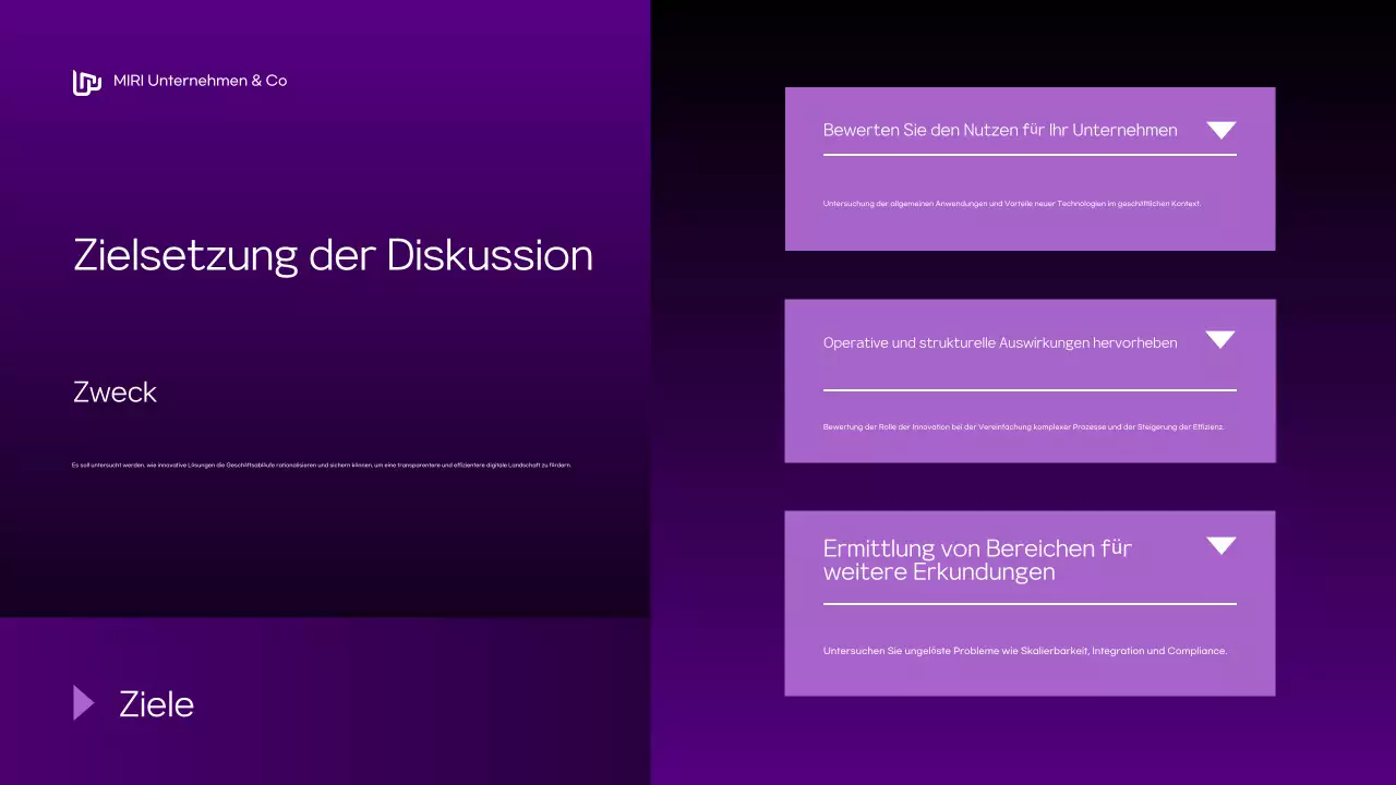 lila moderne Konferenzankündigung