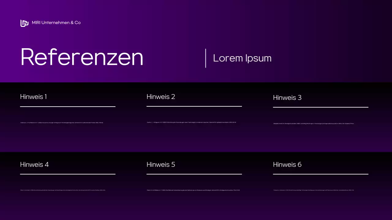 lila moderne Konferenzankündigung