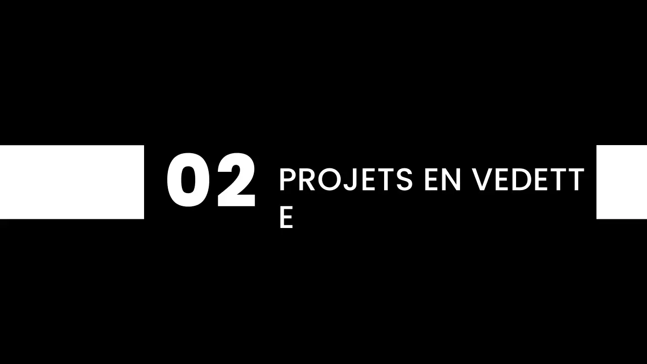 portefeuille d'architecture moderne noire