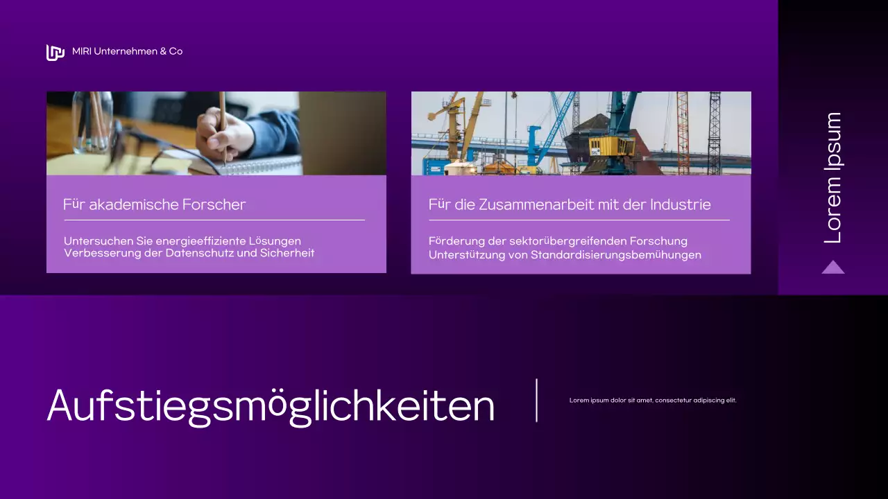 lila moderne Konferenzankündigung