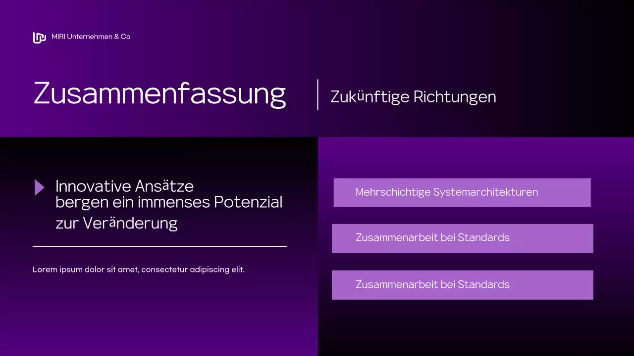 lila moderne Konferenzankündigung