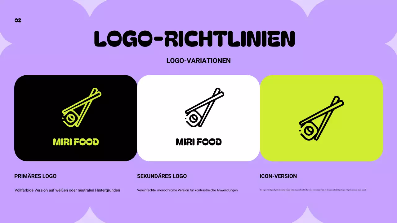 neon modern brand guideline