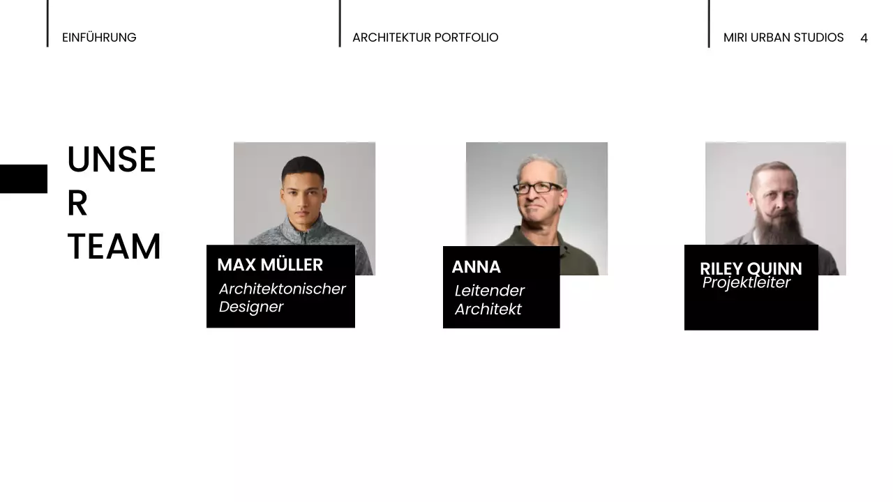 schwarz moderne architektur portfolio
