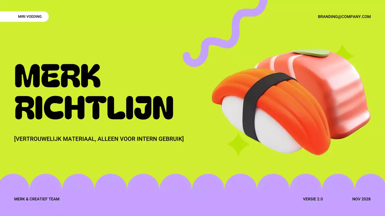 neon moderne merkrichtlijn