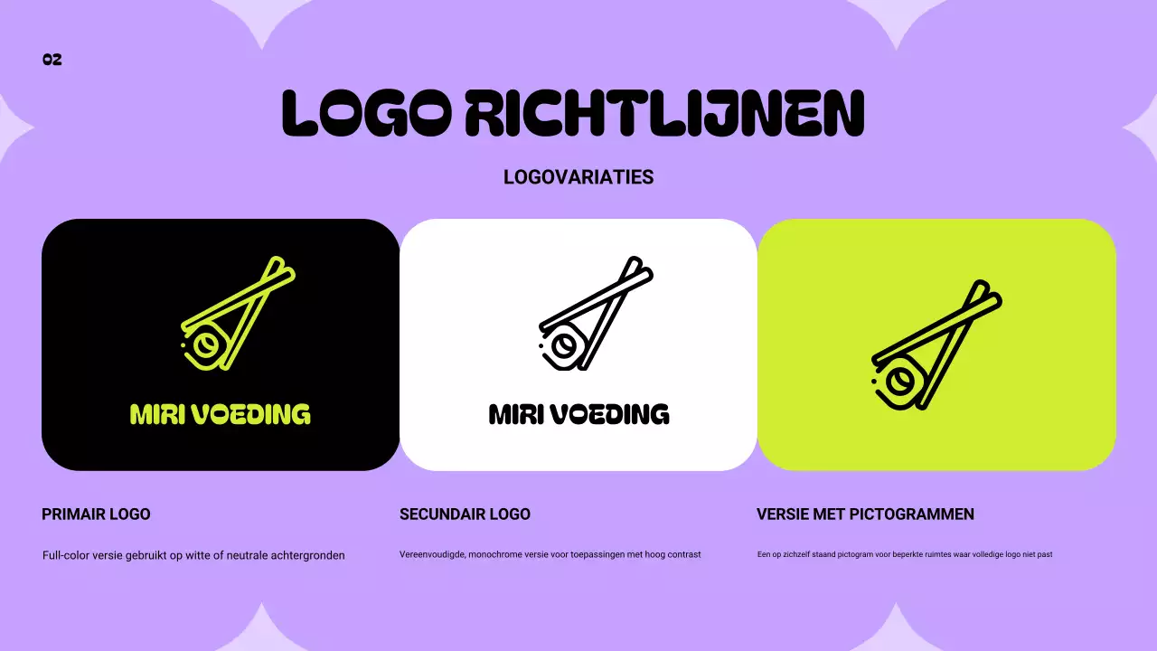 neon moderne merkrichtlijn