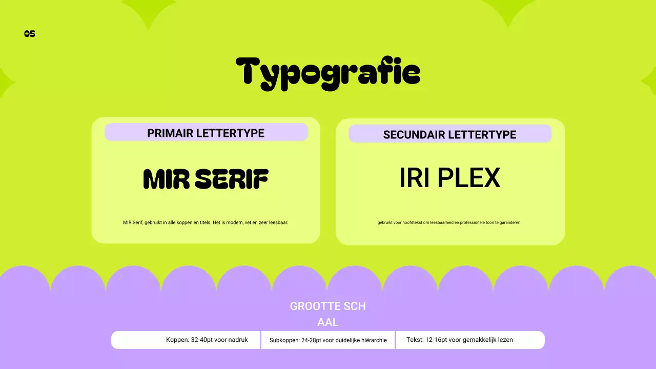 neon moderne merkrichtlijn