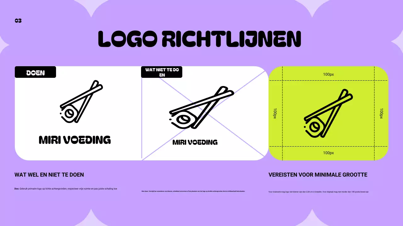 neon moderne merkrichtlijn