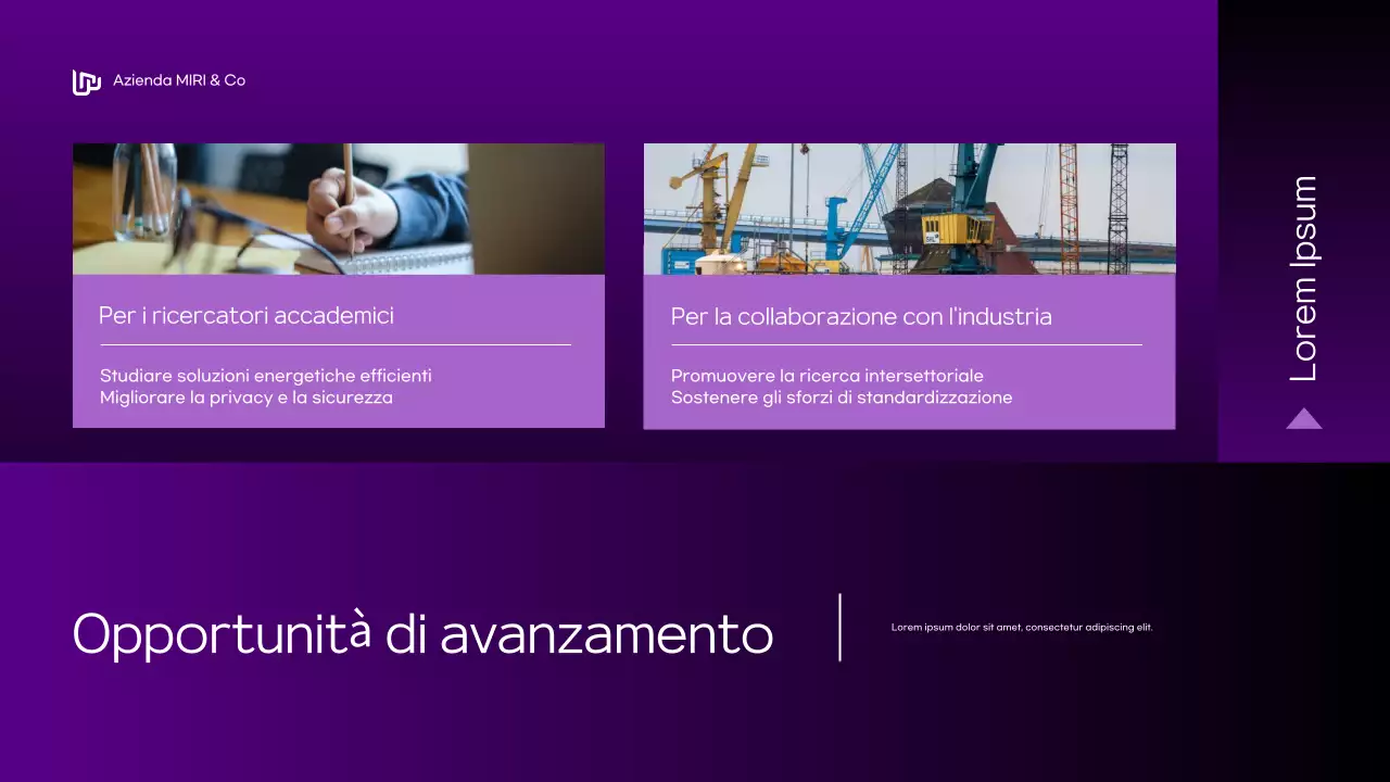 annuncio conferenza moderna viola