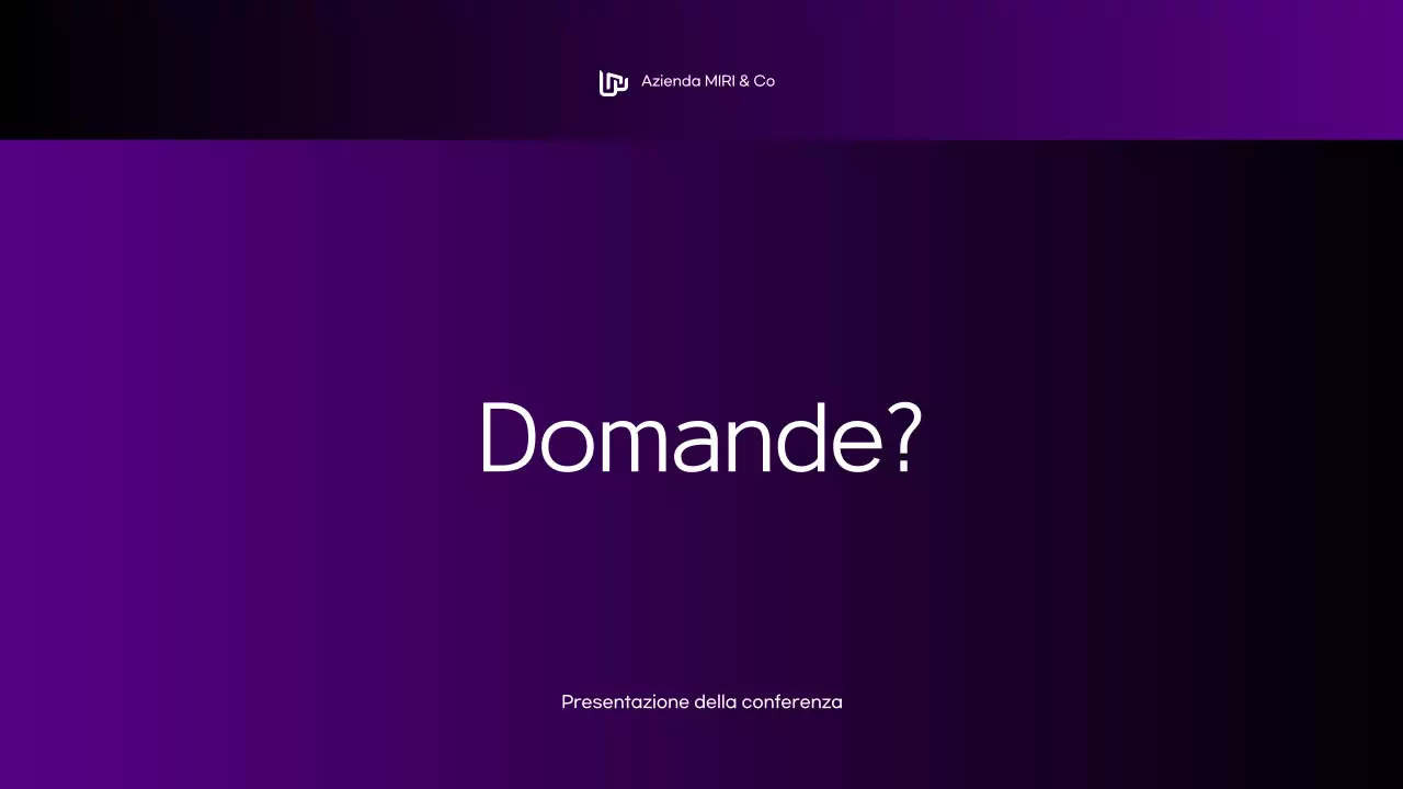 annuncio conferenza moderna viola