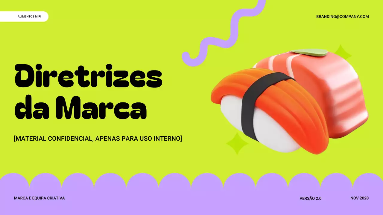 diretrizes da marca moderna neon