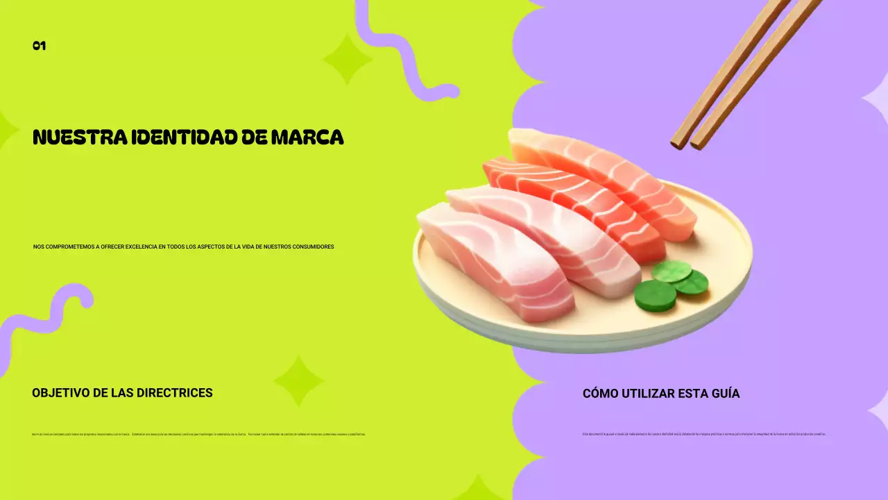 directriz de la marca neon modern