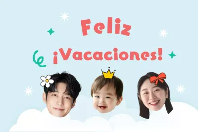 Viaje acogedor azul claro