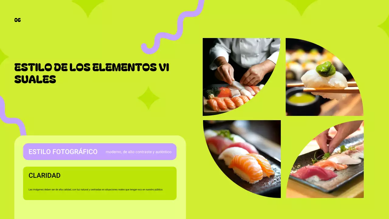 directriz de la marca neon modern