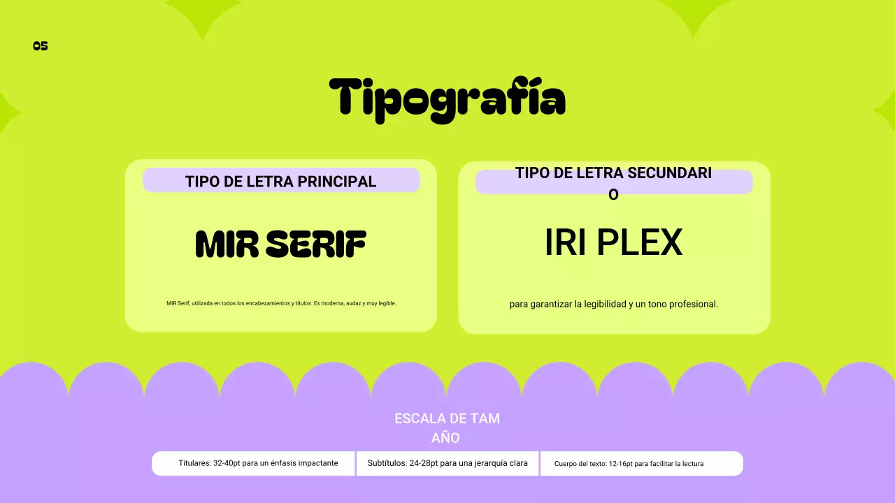 directriz de la marca neon modern