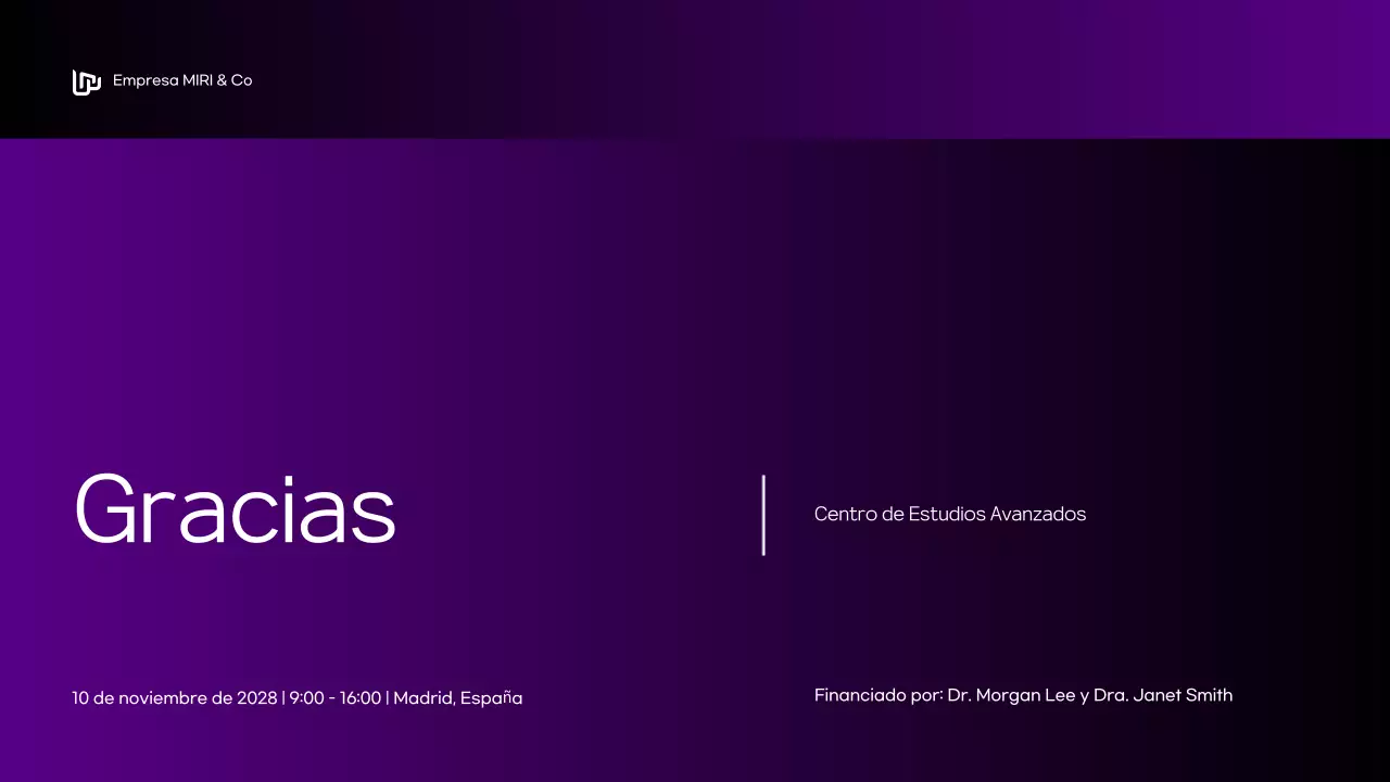 anuncio de la conferencia púrpura moderna