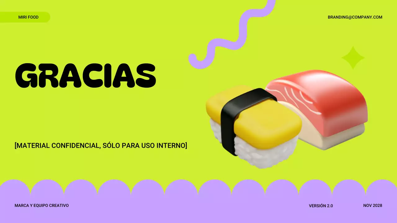 directriz de la marca neon modern