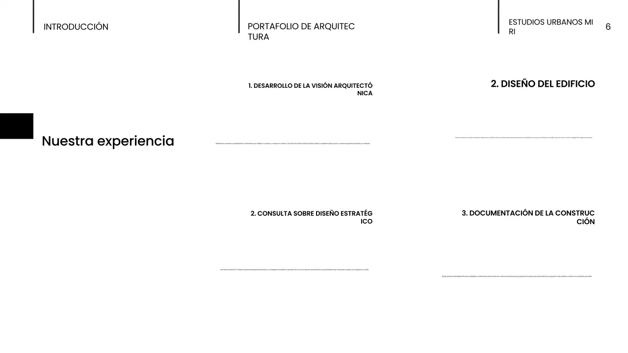 cartera negra de arquitectura moderna