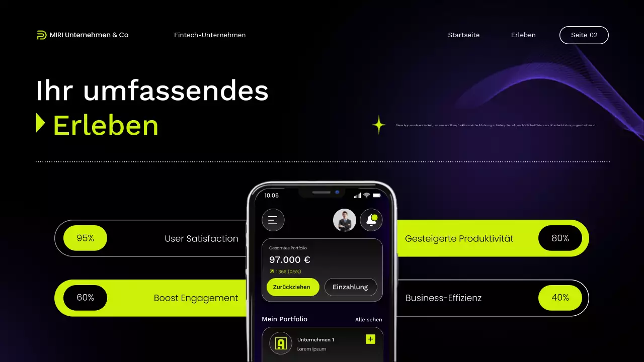 moderne mobile Fintech-Einführung