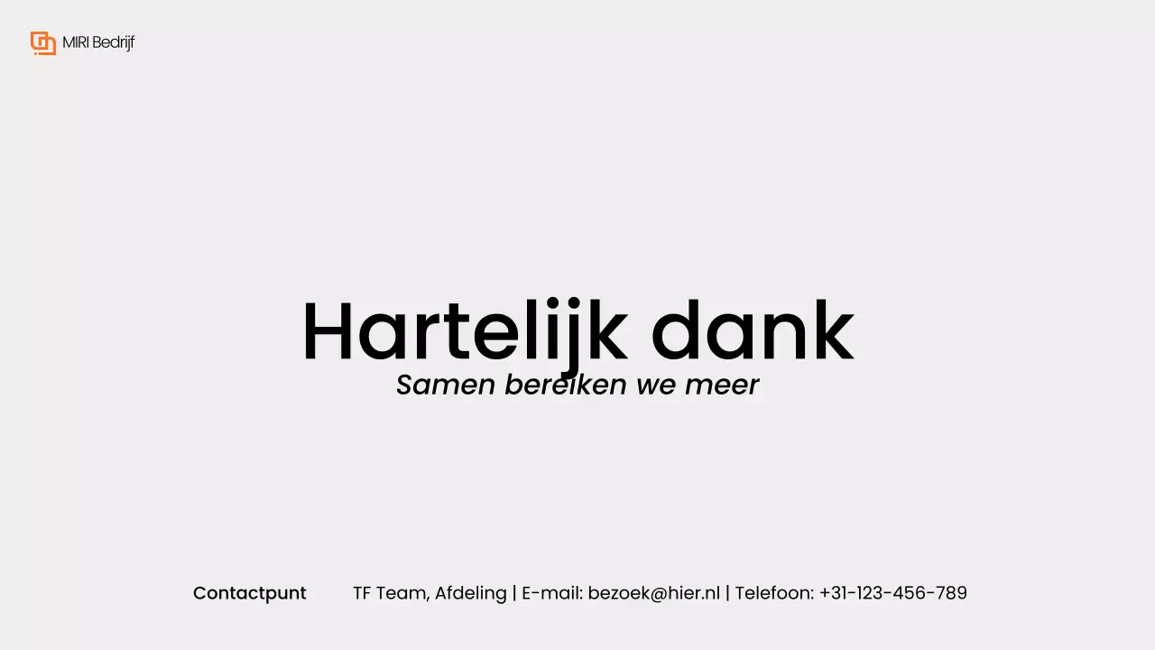 Grijs Geel Modern Maandelijks Overzichtsrapport Presentatie