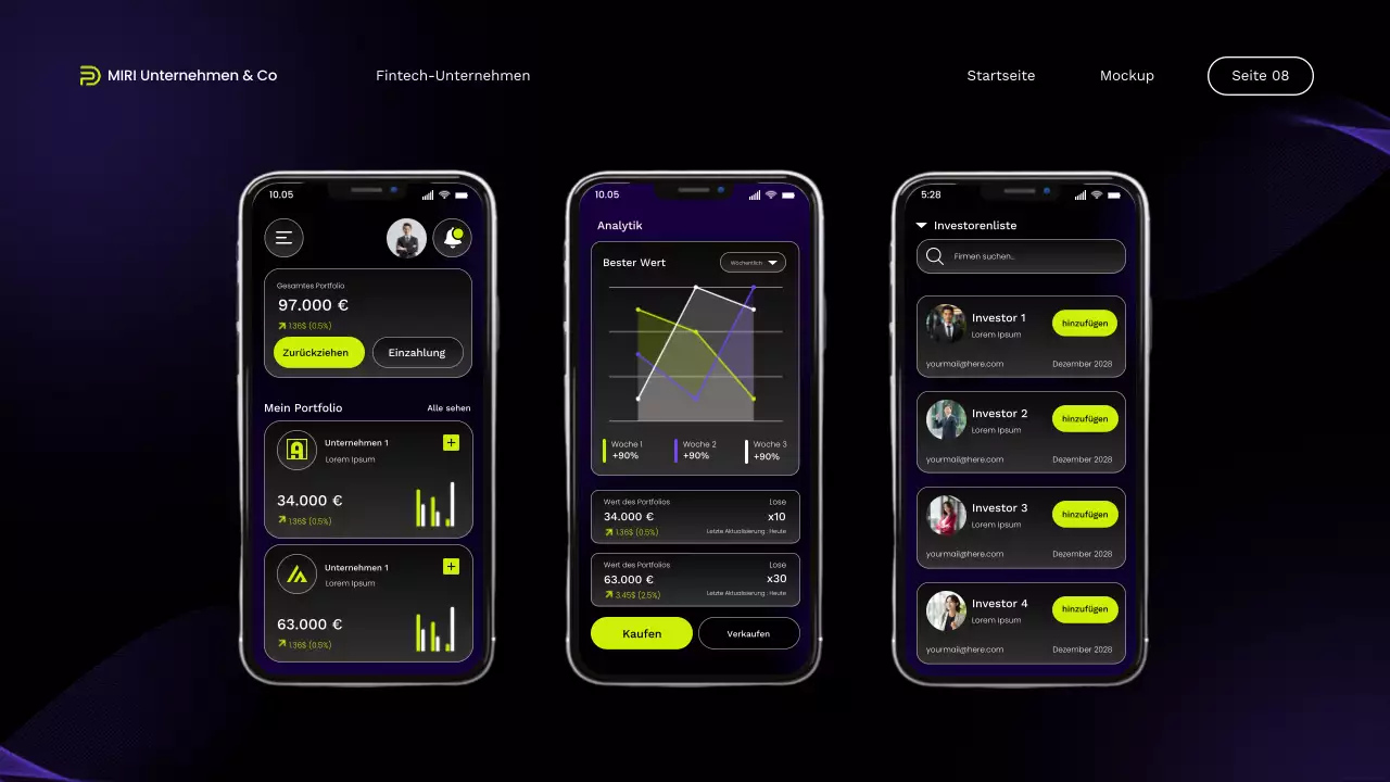 moderne mobile Fintech-Einführung