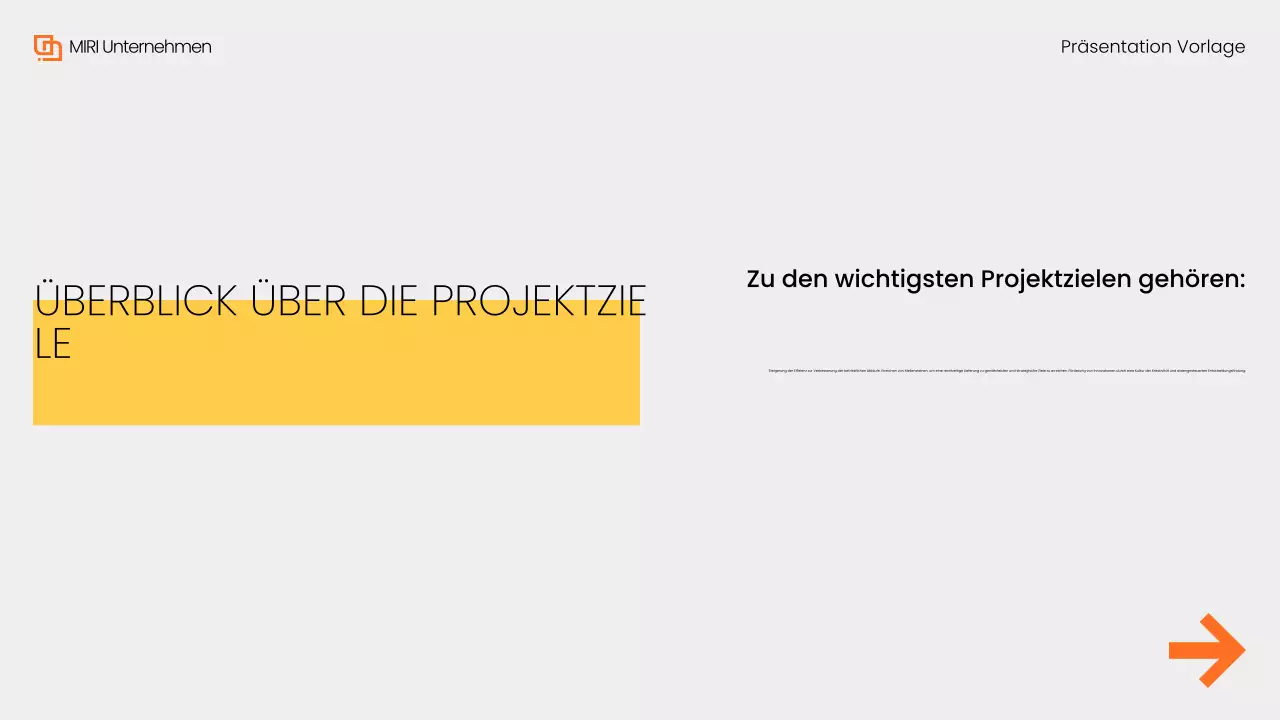 Gray Yellow Modern Monatlicher Rückblick Bericht Präsentation