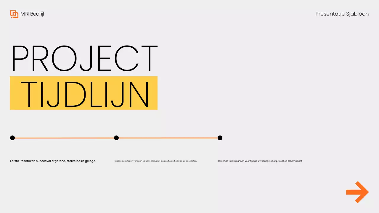 Grijs Geel Modern Maandelijks Overzichtsrapport Presentatie