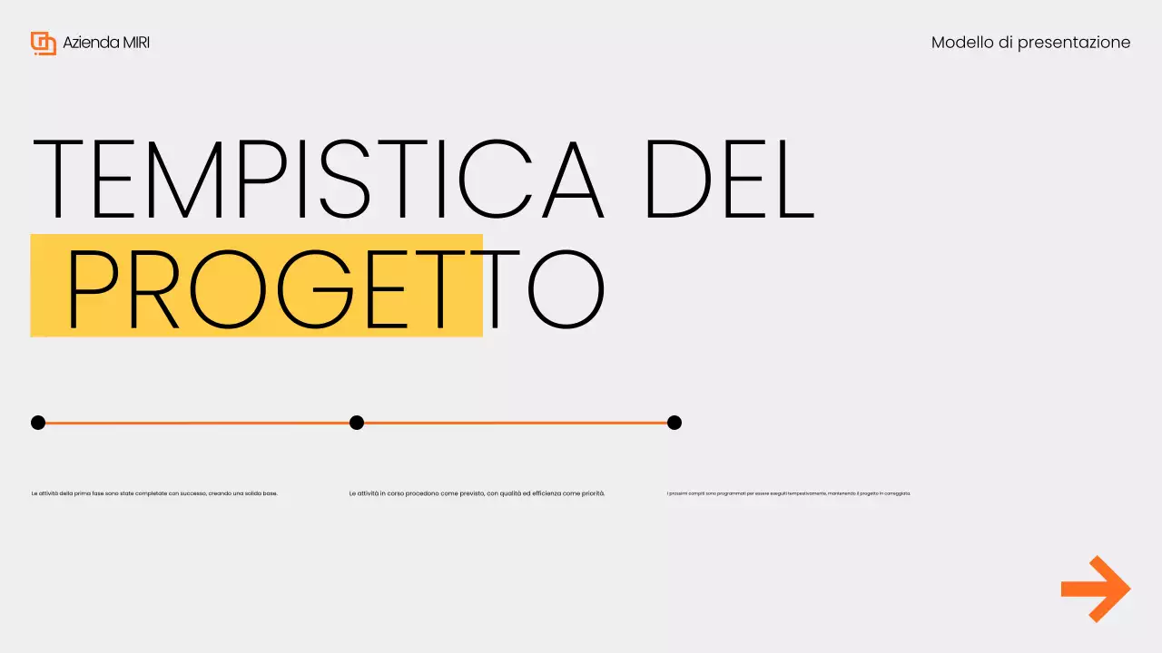 Grigio Giallo Moderno Rapporto di revisione mensile Presentazione