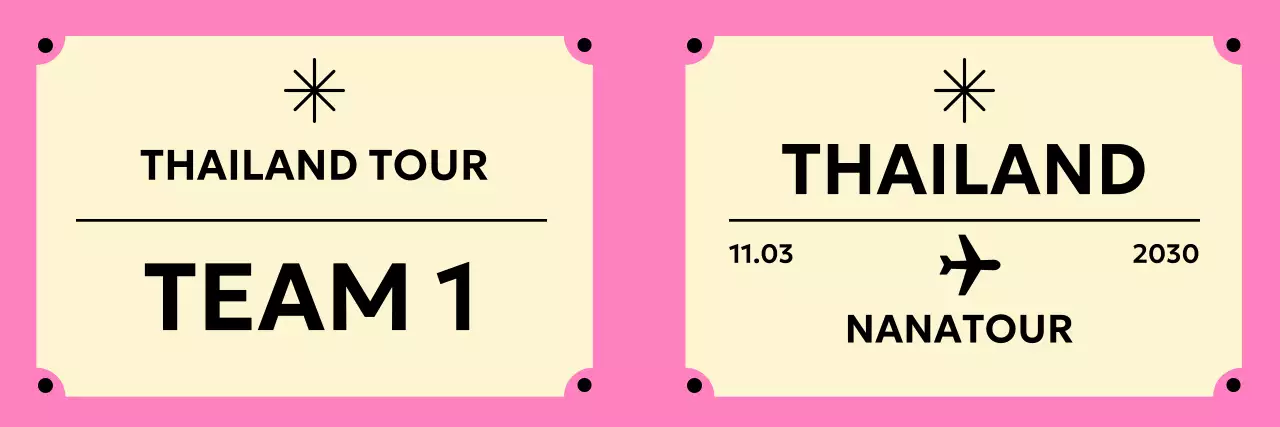 Pink Simple Travel Promotion