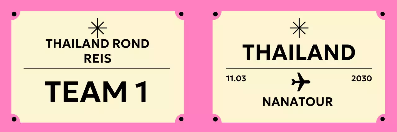 Roze Eenvoudig Reizen Promotie