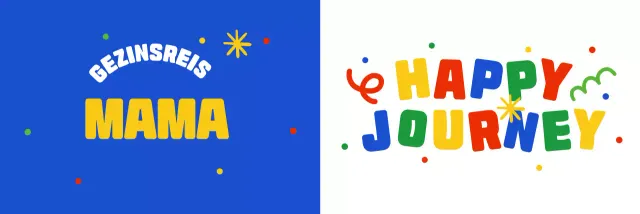 Blue pop familie reis herinneringen