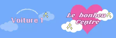 Centre du bonheur bleu clair