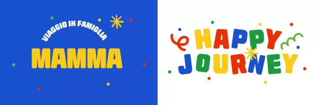 Ricordi di viaggio della famiglia Blue Pop