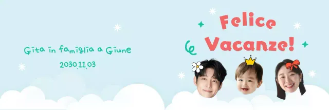 Una vacanza in famiglia all'insegna dell'azzurro