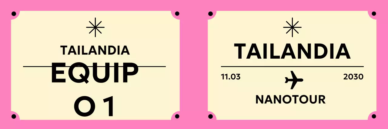 Promoción Pink Simple Travel