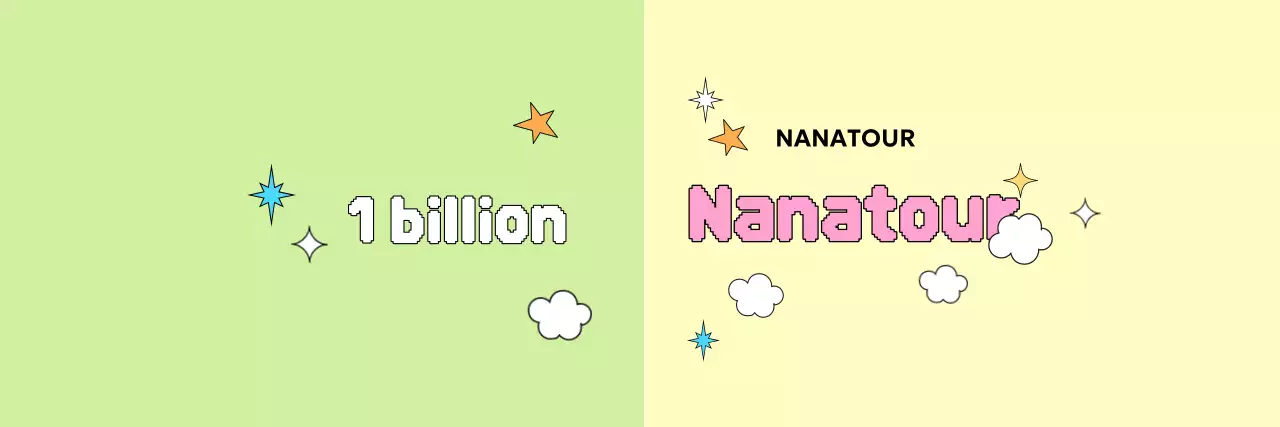 Publicité kitsch pour les voyages du Nouvel An