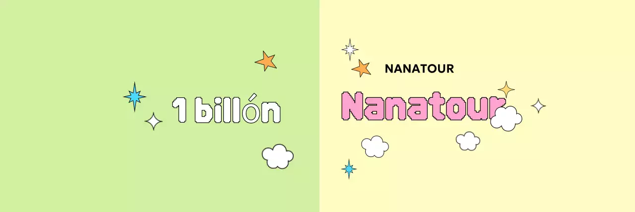 Anuncio de viajes kitsch de Año Nuevo