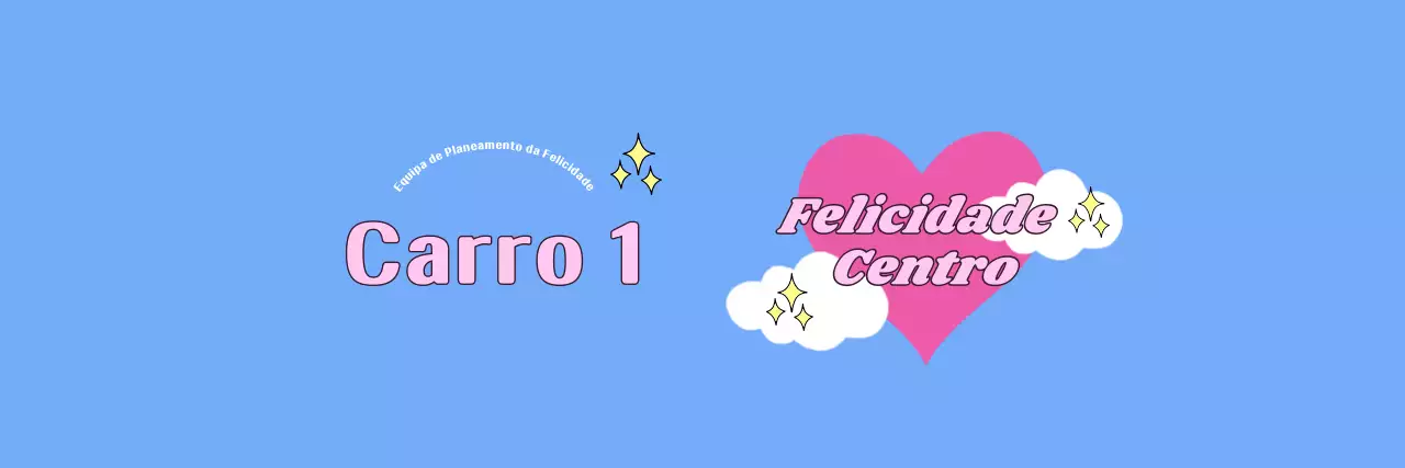 Centro da Felicidade Azul Claro