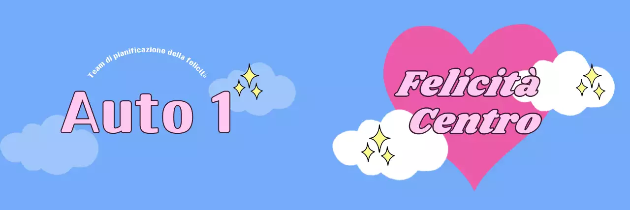 Centro della felicità azzurro