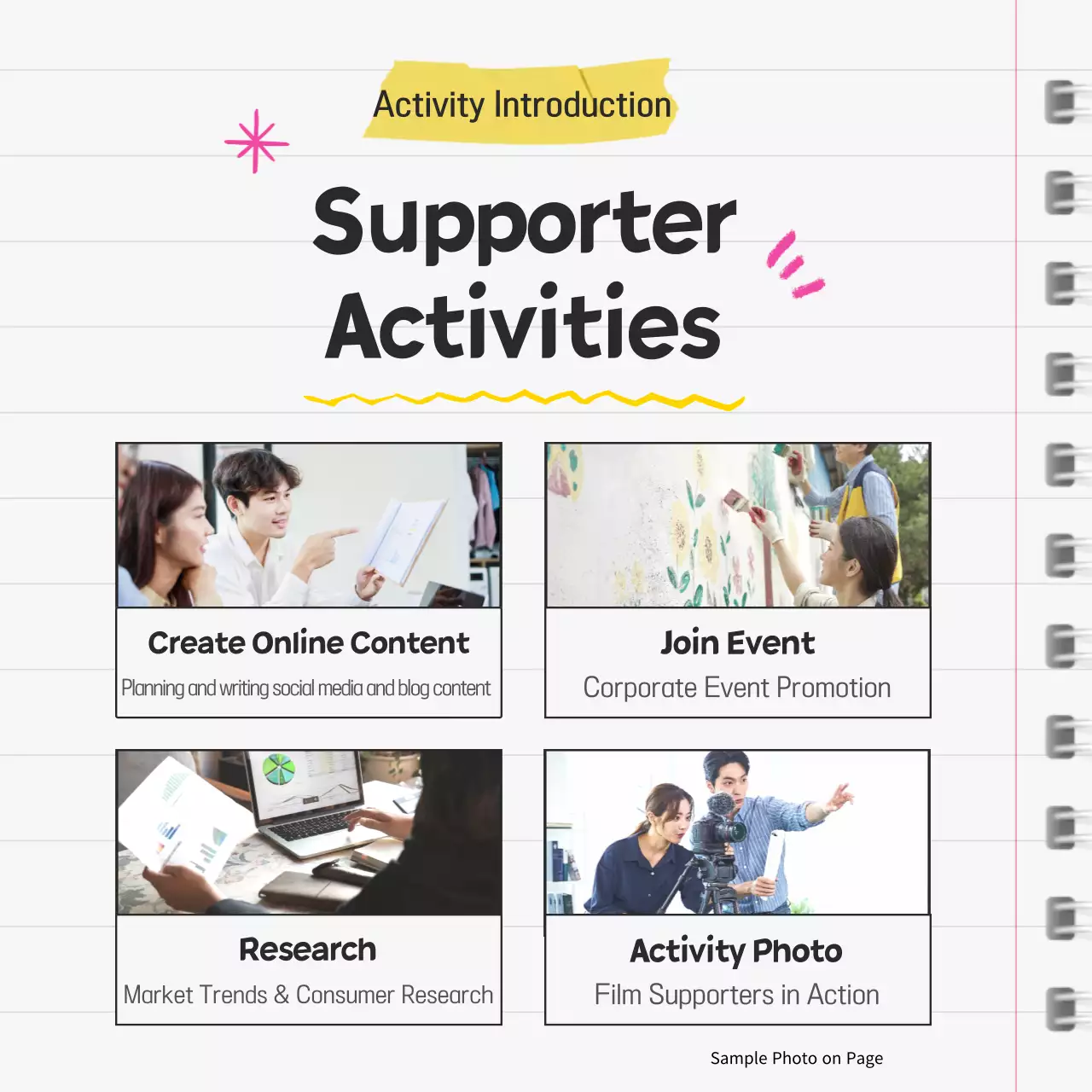 Anúncio de recrutamento moderno branco Instagram Carousel