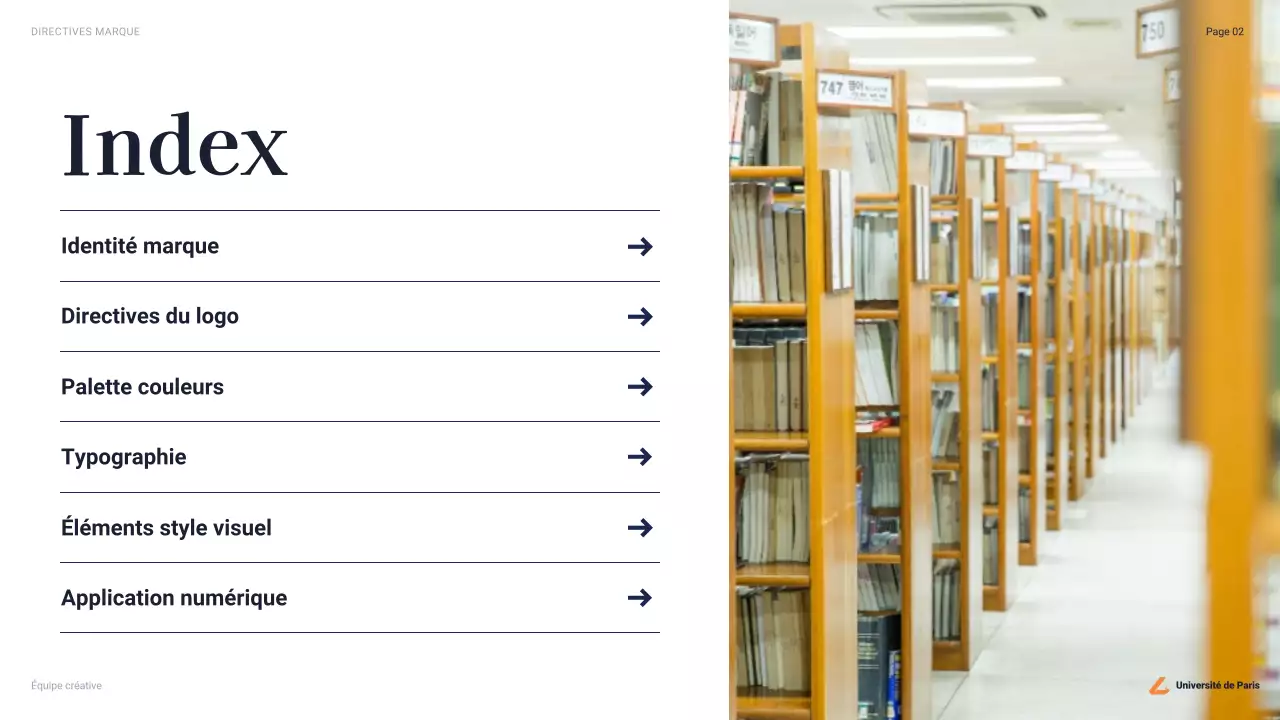 lignes directrices de l'université professionnelle de la marine