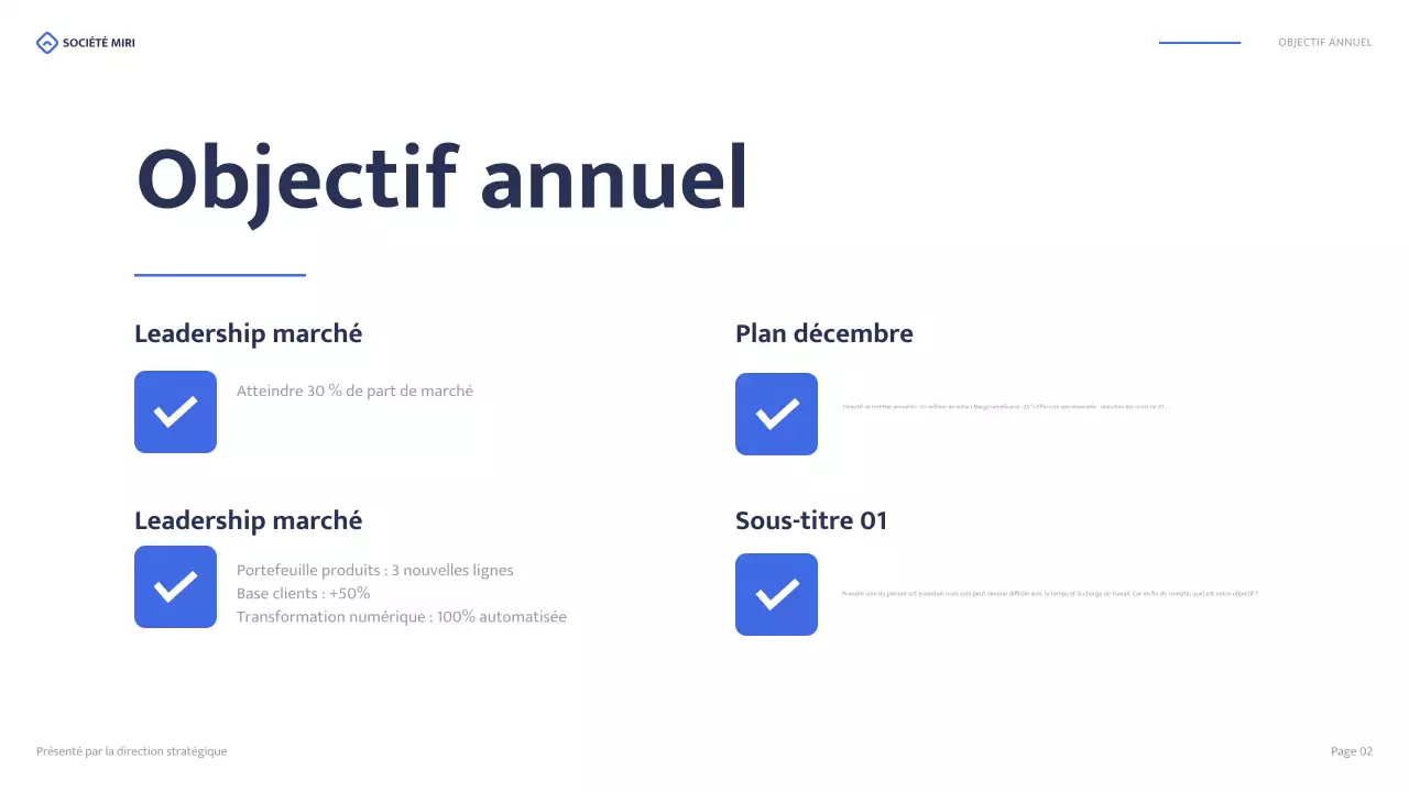 blue modern business report