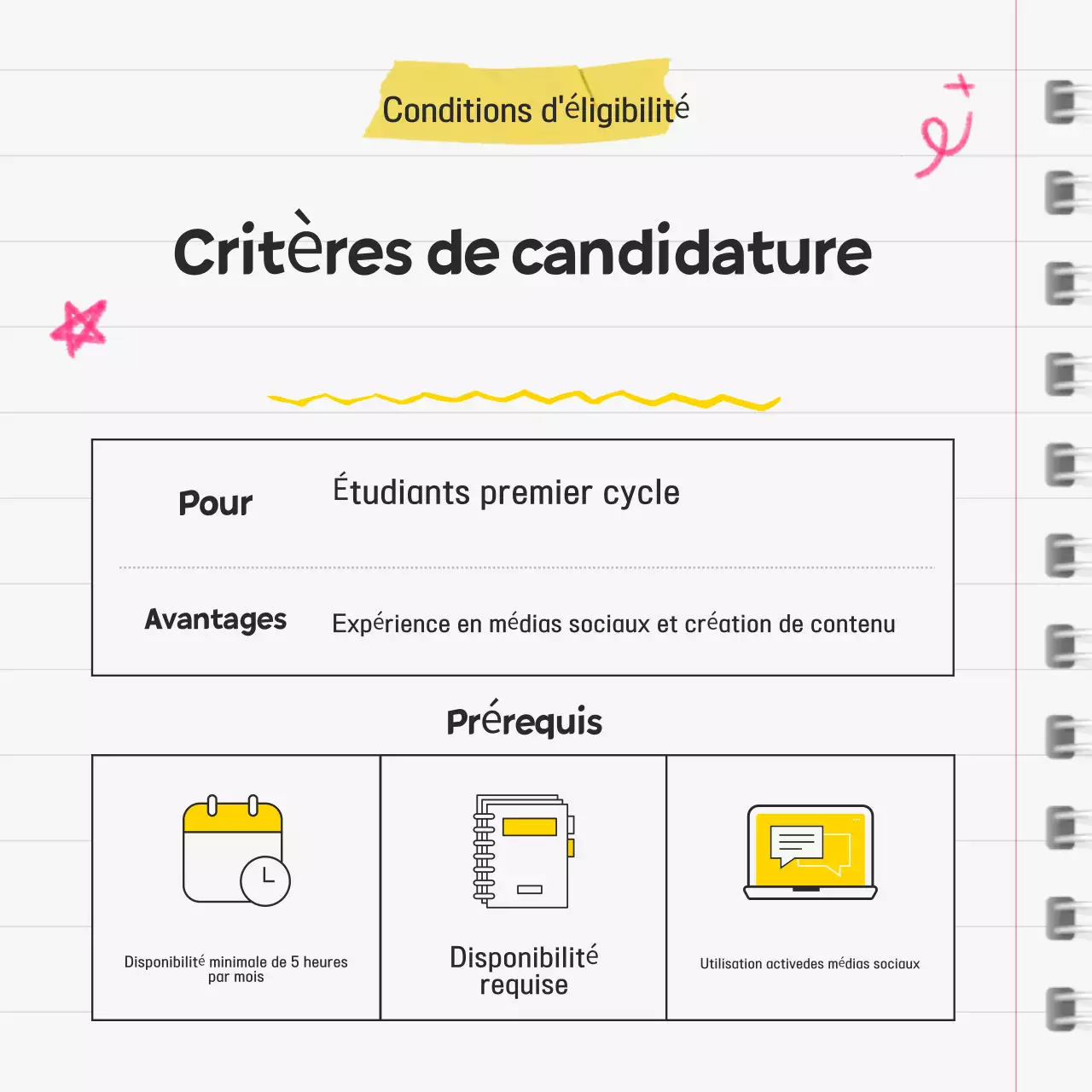 Recruter des partisans de la simplicité jaune