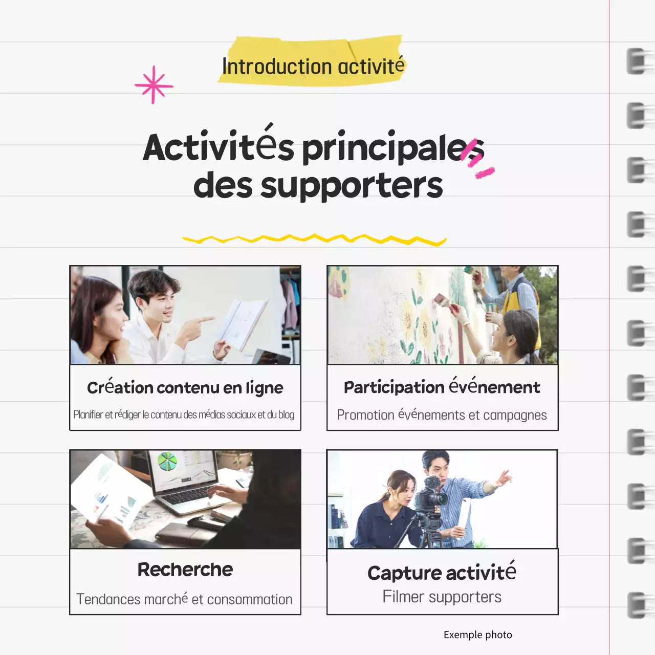 Recruter des partisans de la simplicité jaune