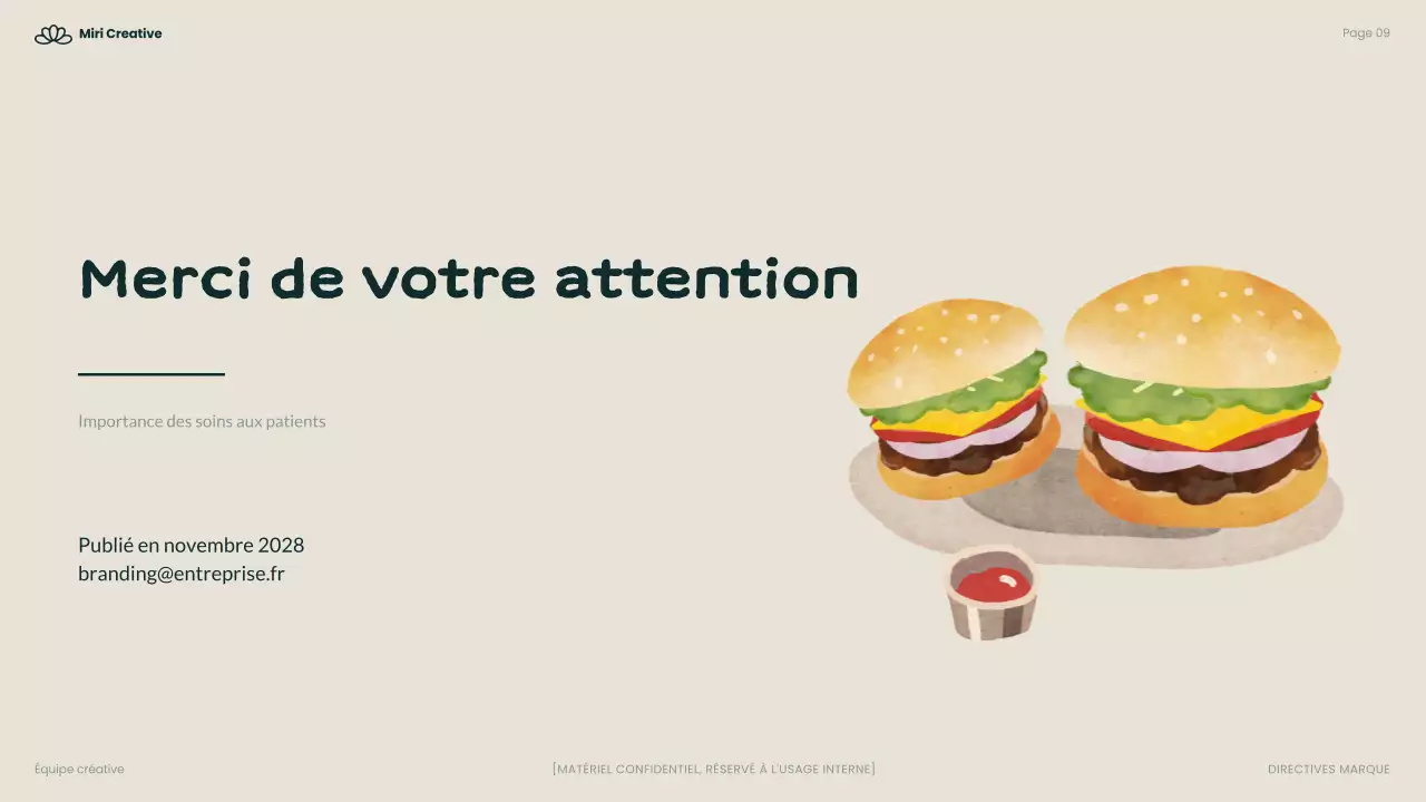 ligne directrice sur l'alimentation verte et moderne