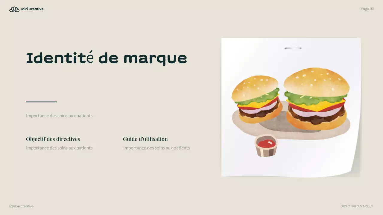 ligne directrice sur l'alimentation verte et moderne