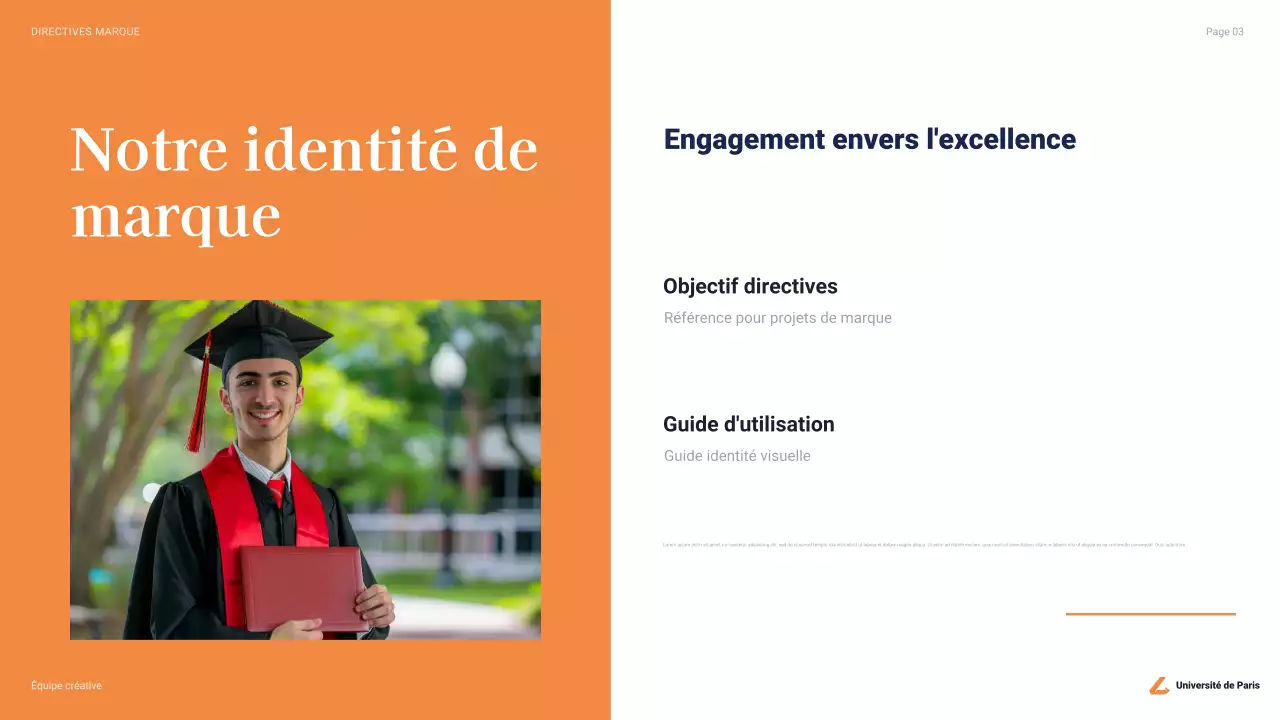 lignes directrices de l'université professionnelle de la marine