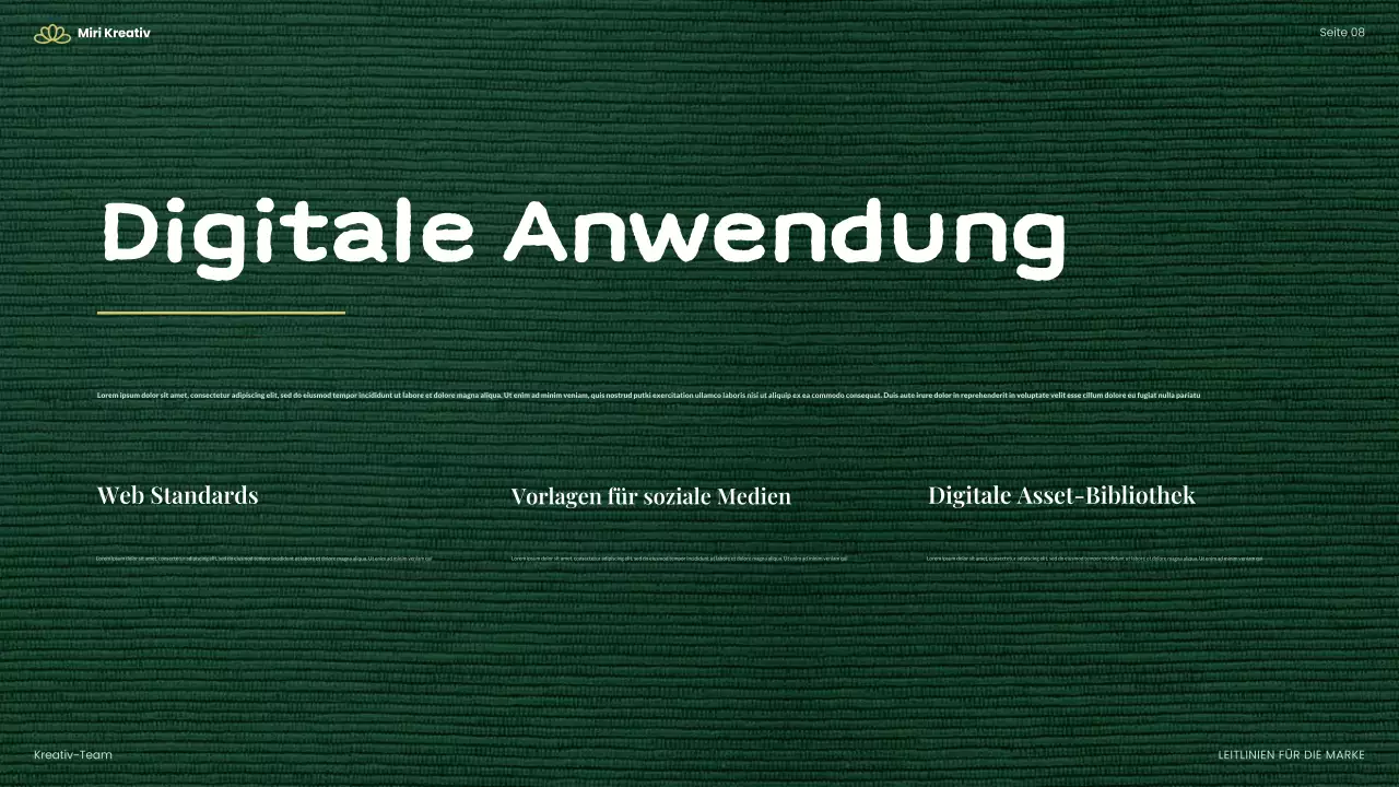 Green Modern Food Leitfaden